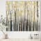 Designart - Golden Birch Forest I - Landscapes Premium Canvas Wall Art